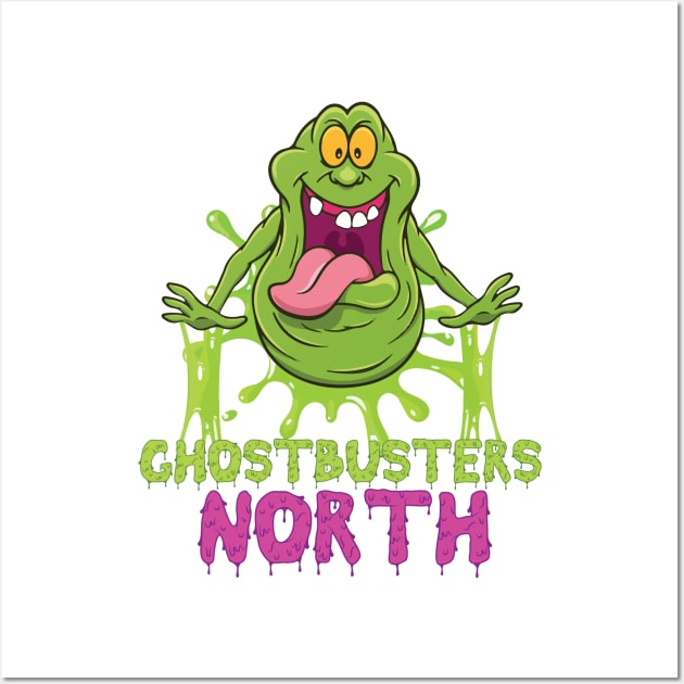 Ghostbusters North Slimer Wall Art by ghostbustersnorth